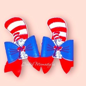 Dr. Seuss hairbows 🎀